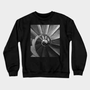 Symmetric Spiral Staircase Photography Crewneck Sweatshirt